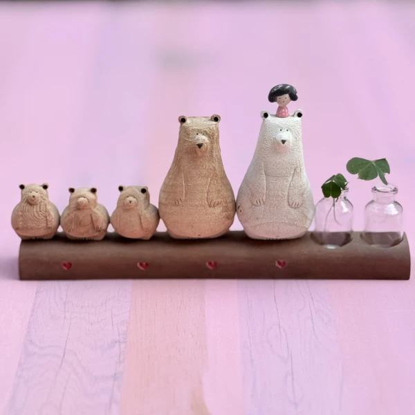 2025_11_29_15_52_IMG_0129 گلدان خرس ثمین و بچه خرس ها