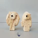 مجسمه های چوبی دکوری دیو