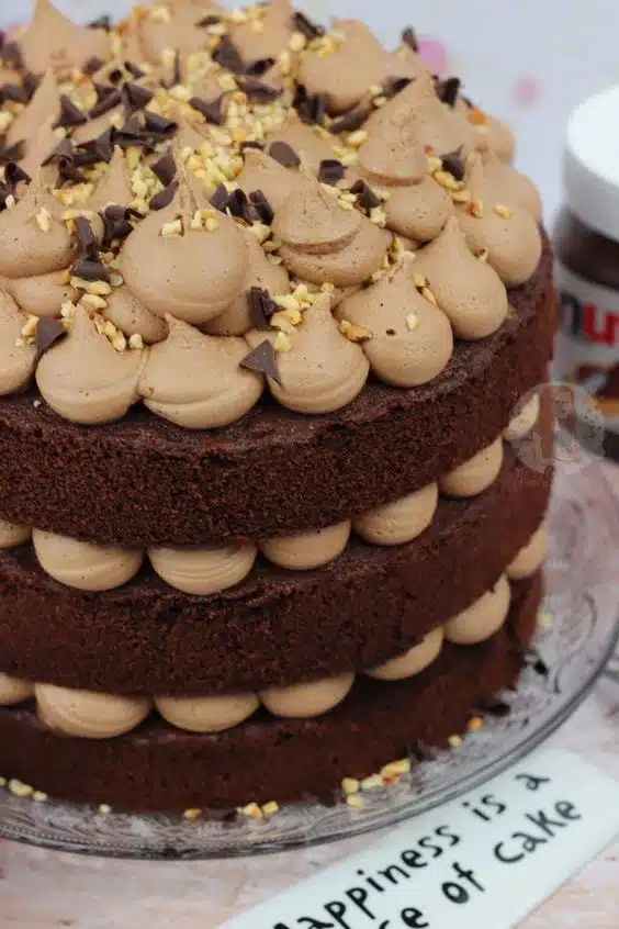 تزیین کیک خانگی با شکلات