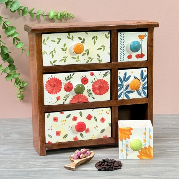 2025_12_03_16_13_IMG_0389 دراور رومیزی با شش کشو سه طبقه طرح سه